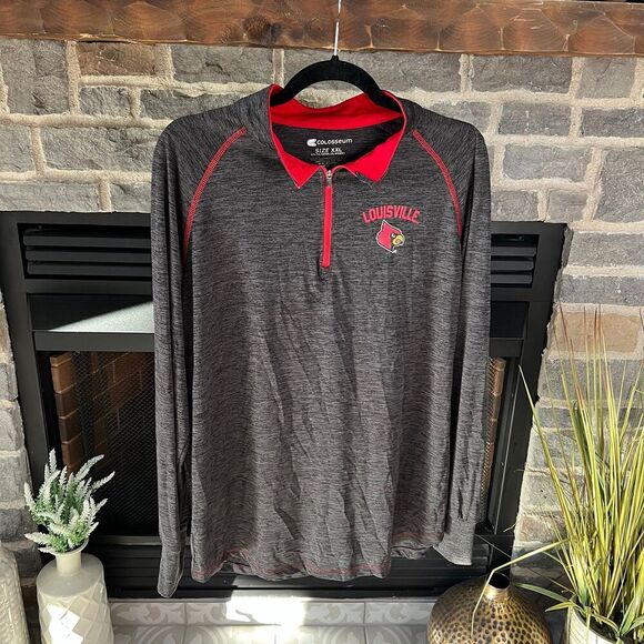 Louisville Cardinals Quarter Zip Pullover - Picture 1 of 4